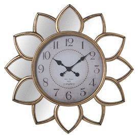 Reloj Resina Dorado 65cm