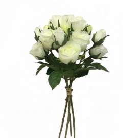 Bouquet Rosas Blanco 40cm