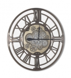 Reloj 79x9 cm Plata Marco Doble