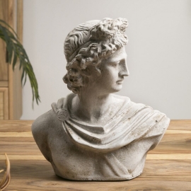 Busto Hombre Helénico 19x12x21cm