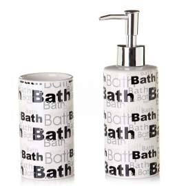 Set Baño Bath Cerámica
