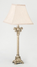 Lámpara sobremesa Bremen 59 cms plata
