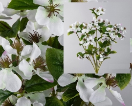 Planta florecillas Blanca 41cm