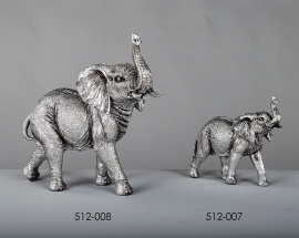 Elefante plata 21x8,5x18 cms