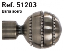 Barra Acero 120x210 Plata