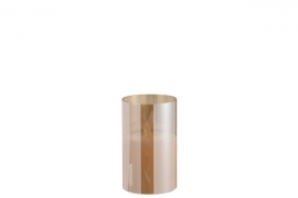 Lámpara Led Brillante Cristal Oro 12x7cm