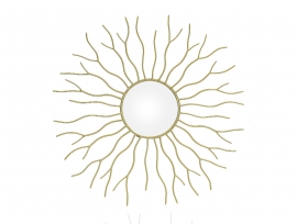Espejo Pared Sol Latón 74,5 cms diámetro