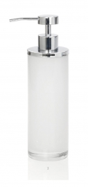 Dispensador Cristal Blanco 22x6 cms