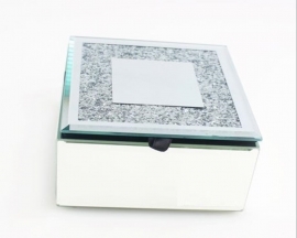 Caja de Espejos Pequeña Cuadrada 12x12x6cm