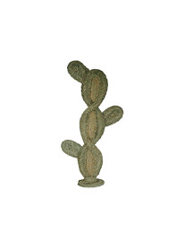Cactus Decorativo 3 Brazos de Esparto Verde