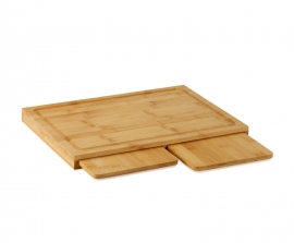 Set 3 Tablas Corte Bambú 30x25x1 cms