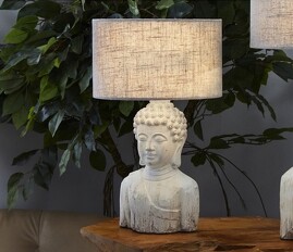 Lámpara Busto Budha 38cm