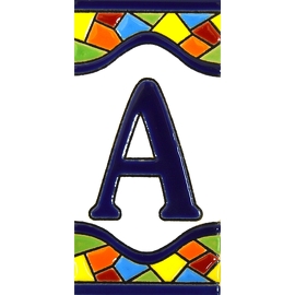 Letra Trencadís Azulejo Grande 5,5x11 cm