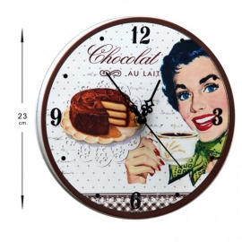 Reloj Cocina Chocolat Chapa 23cm diámetr