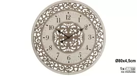 Reloj Pared Madera 80cm