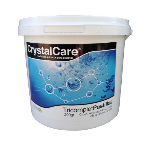 Tricomplet Tabletas 200 gr. (5Kg) Crystal Care
